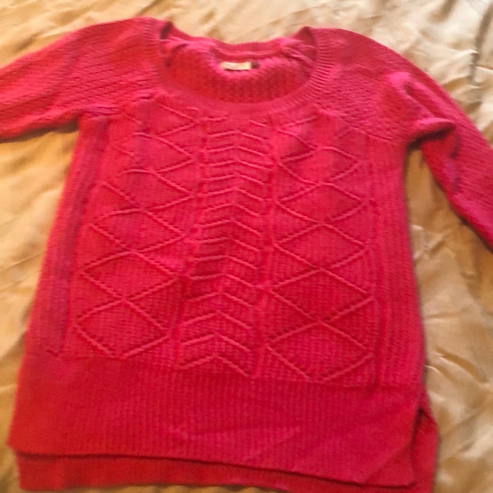 Pink sparkly sweater